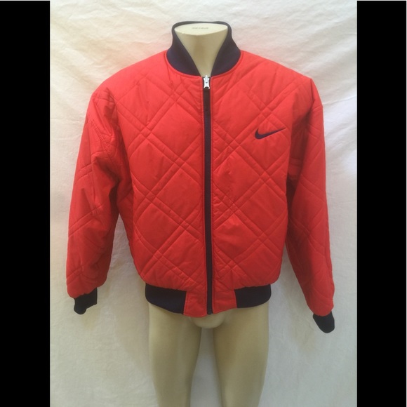 Nike Other - Nike Men’s Size M Reversible Red/Navy Blue Jacket